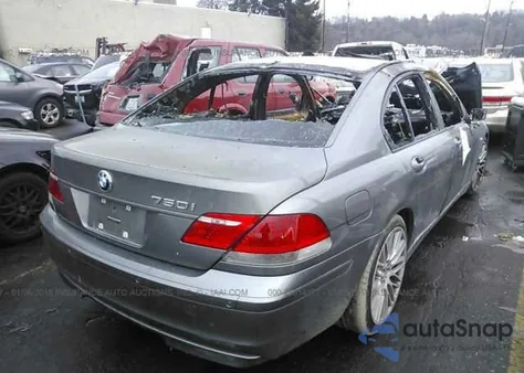 2007 BMW 750 I z USA, uszkodzony, nr VIN WBAHL835X7DT09183